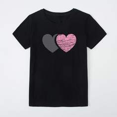 Сердечко Повседневный Футболки Shein