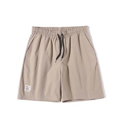 Карман буква Институтский Мужские шорты Shein