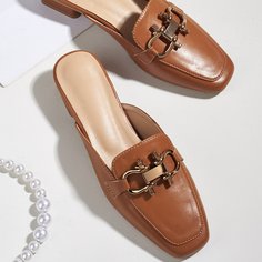 Одноцветный Элегантный Балетки Shein