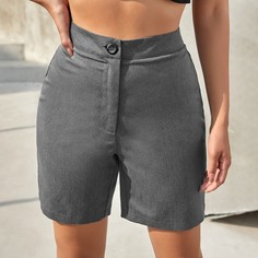 Однотонные шорты Shein