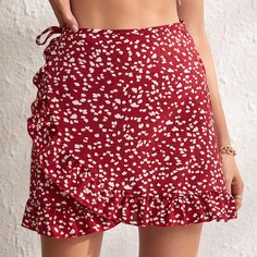 узел цветочный Бохо Юбки Shein
