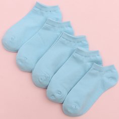 5 пар однотонные носки Shein