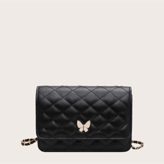Стеганая сумка через плечо для девочек Shein