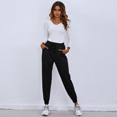 Спортивные брюки на кулиске Shein