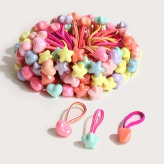 100шт детская резинка для волос со звездой Shein