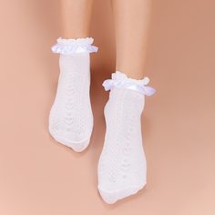 Носки с оборкой Shein