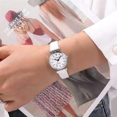 1шт круглые стрелочные кварцевые часы Shein