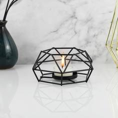 Геометрический металлический подсвечник Shein