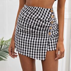 Юбка в клетку Shein