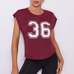 буква Спортивные футболки Shein