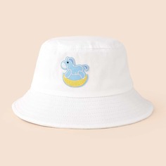 Шляпа с мультипликационной заплатой Shein