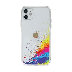 Прозрачный чехол для iPhone с узором Shein