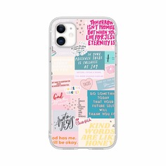 Чехол для iPhone с текстовым принтом Shein