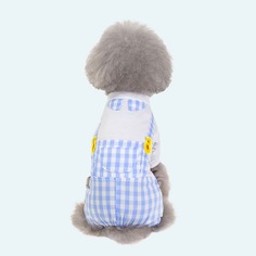 Комбинезон для домашних животных в клетку Shein