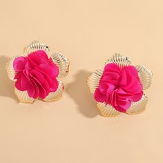 Серьги-гвоздики в форме цветка Shein