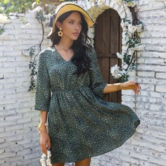 Платье с принтом Shein