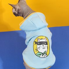 Мультяшный принт Свитшоты и худи для домашних животных Shein