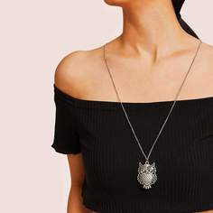 Цепочка С Подвеской В Форме Совы 1шт. Shein