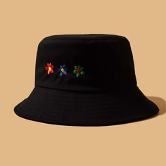 Шляпа с вышивкой цветка Shein