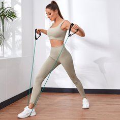 Спортивный бюстгальтер и леггинсы Shein