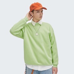 Мужской однотонный свитшот Shein