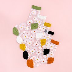5 пар сетчатые носки с цветочным узором Shein