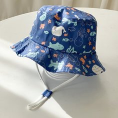 Детская шляпа с узором рыбы Shein