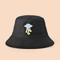 Шляпа с вышивкой луны и звезды Shein
