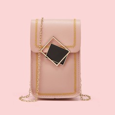 Сумка на цепочке с геометрическим декором Shein