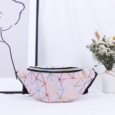Поясная сумка с геометрическим принтом Shein