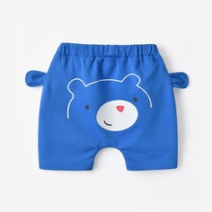 Аппликация Мультяшный принт милый Шорты для мальчиков Shein