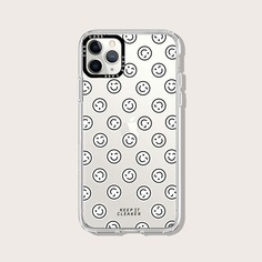 Прозрачный чехол для iPhone с принтом лица Shein