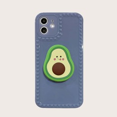Чехол для iPhone с выдвижной ручкой для телефона в форме авокадо Shein