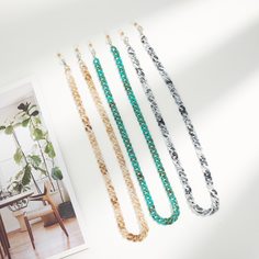 3шт цепочка для защитной маски Shein