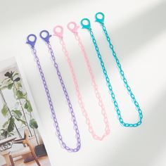 3шт цепочка для защитной маски Shein