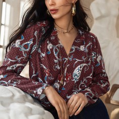 Топ из искусственного шелка Shein