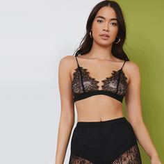 Кружевная майка Shein
