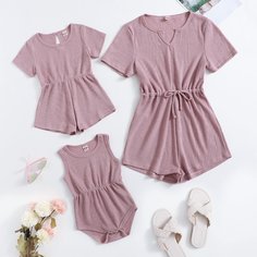 Вязаное боди для девочек Shein