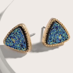 Геометрические серьги-гвоздики Shein