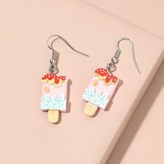 Серьги-подвески с мороженым Shein
