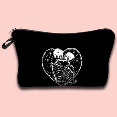 Косметичка с узором черепа Shein