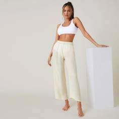 Однотонные прозрачные пляжные брюки Shein