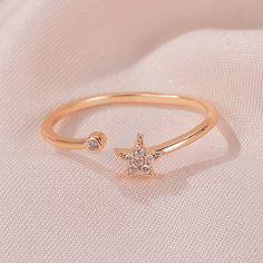 Открытое кольцо со стразами Shein