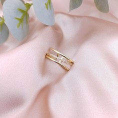 Кольцо со стразами Shein