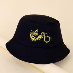 Детская шляпа с вышивкой китайского дракона Shein