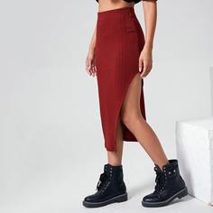 Юбка с высоким разрезом Shein
