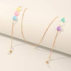 Цепочка для очков с сердечком для девочек Shein