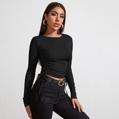 Футболка на кулиске Shein