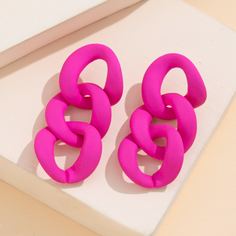 Однотонные серьги-подвески Shein