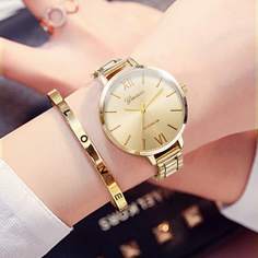 1шт круглые стрелочные кварцевые часы и 1шт браслет Shein